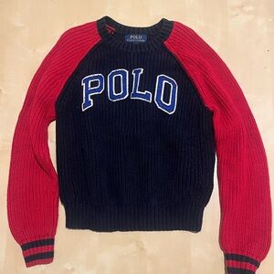 Polo by Ralph Lauren Kids Navy and Red Sweater